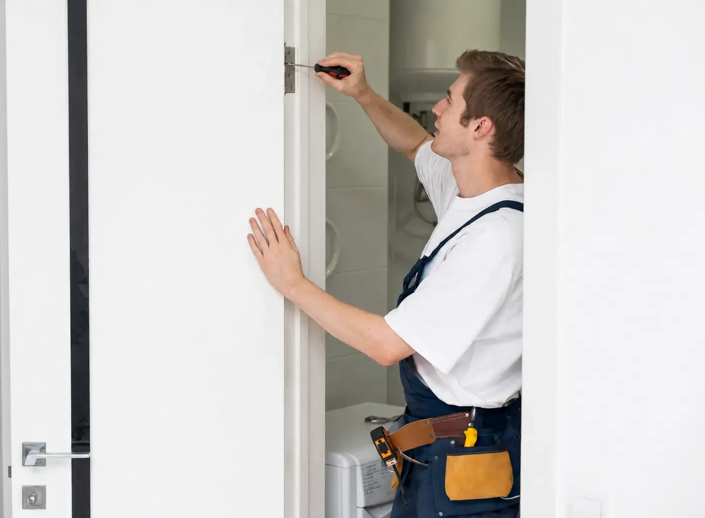 Messa in sicurezza porta dopo effrazione